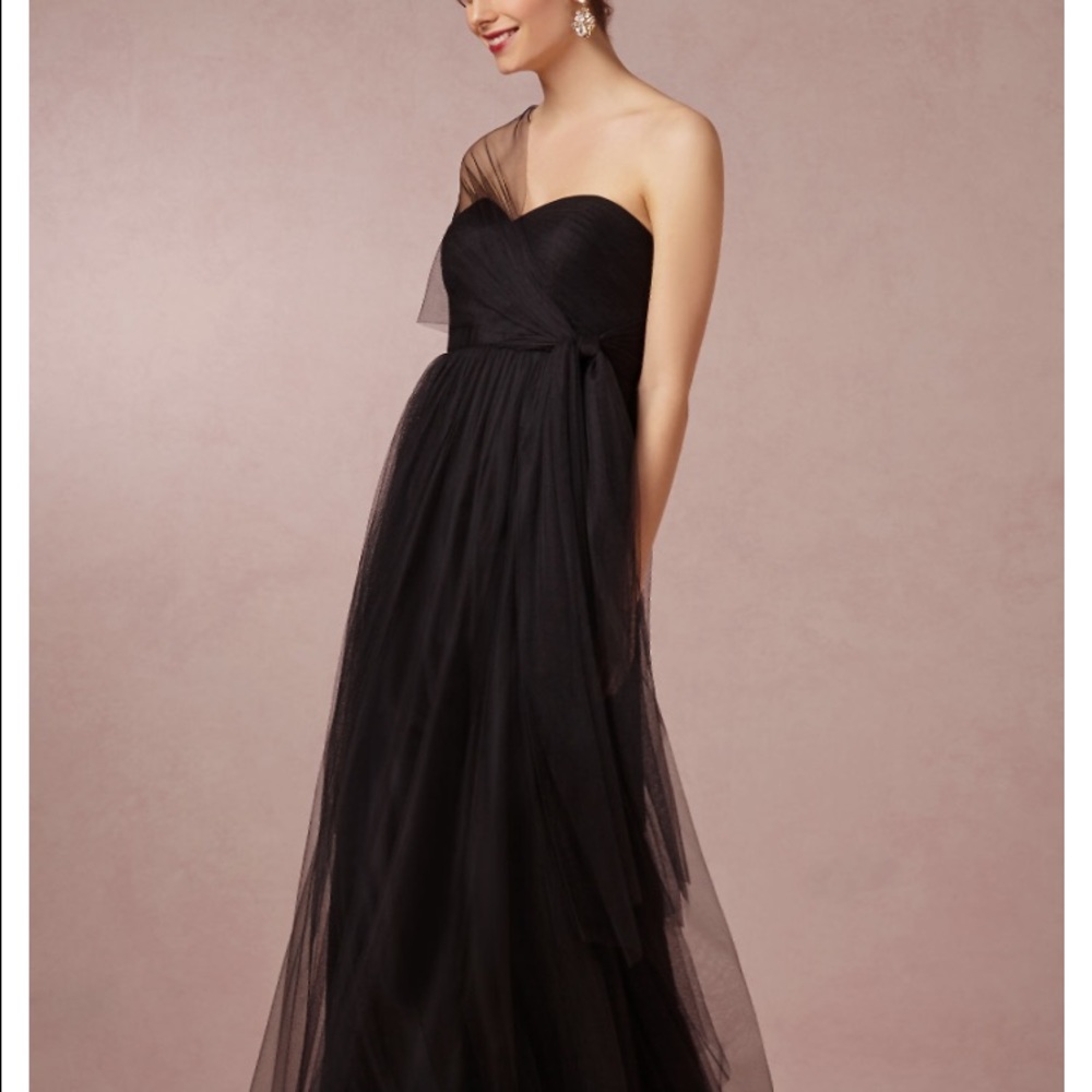 Jenny Yoo Annabelle Onyx Size 12 Unaltered